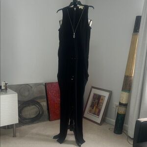 Michael Kors Black Sleeveless Jumpsuit